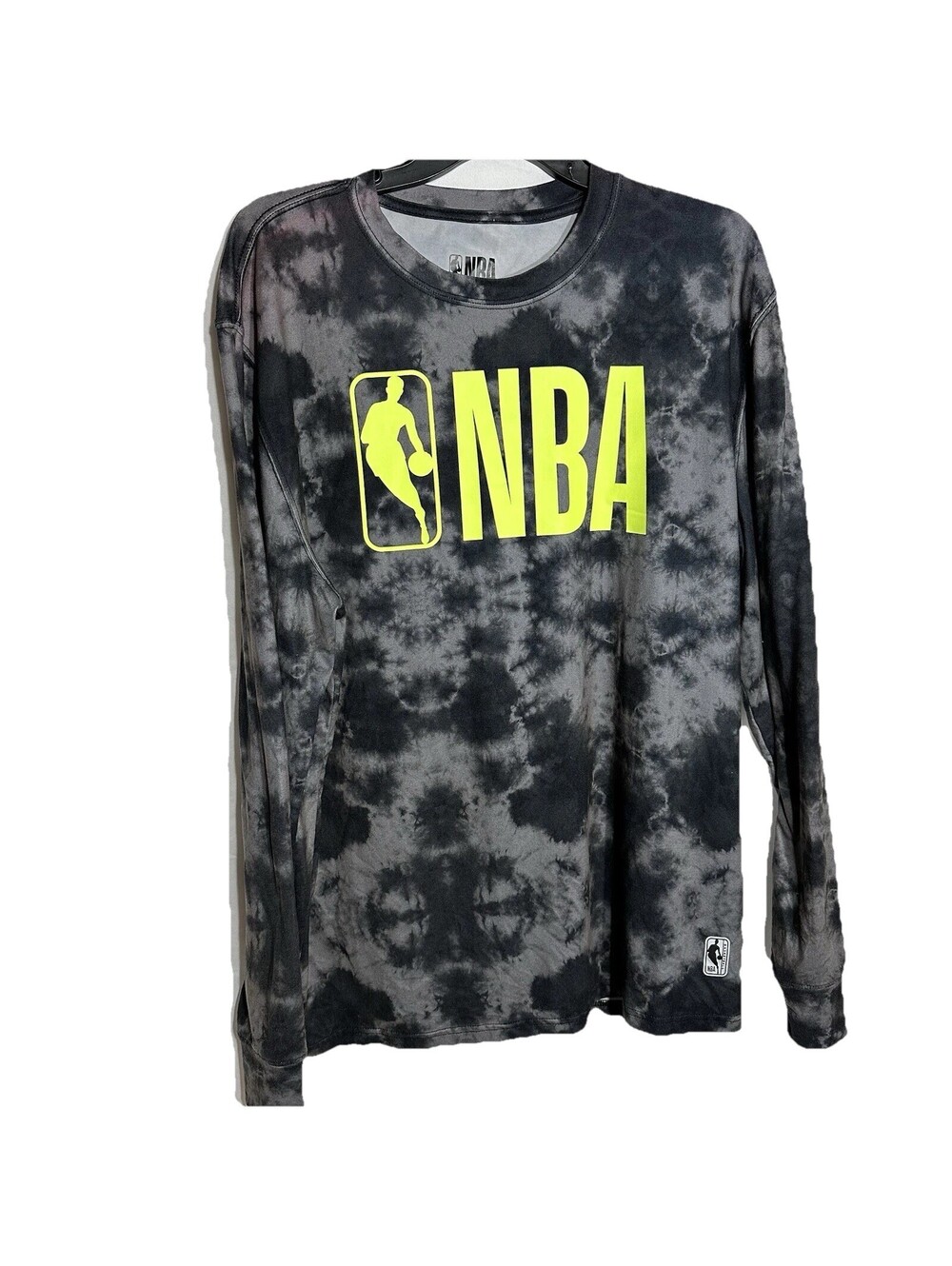 NBA Men’s size Large Tie-Dye Long  Shirt With NBA Logo sports basketball